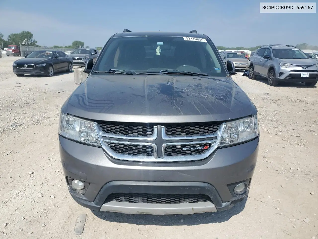 2013 Dodge Journey Sxt VIN: 3C4PDCBG9DT659167 Lot: 57175835