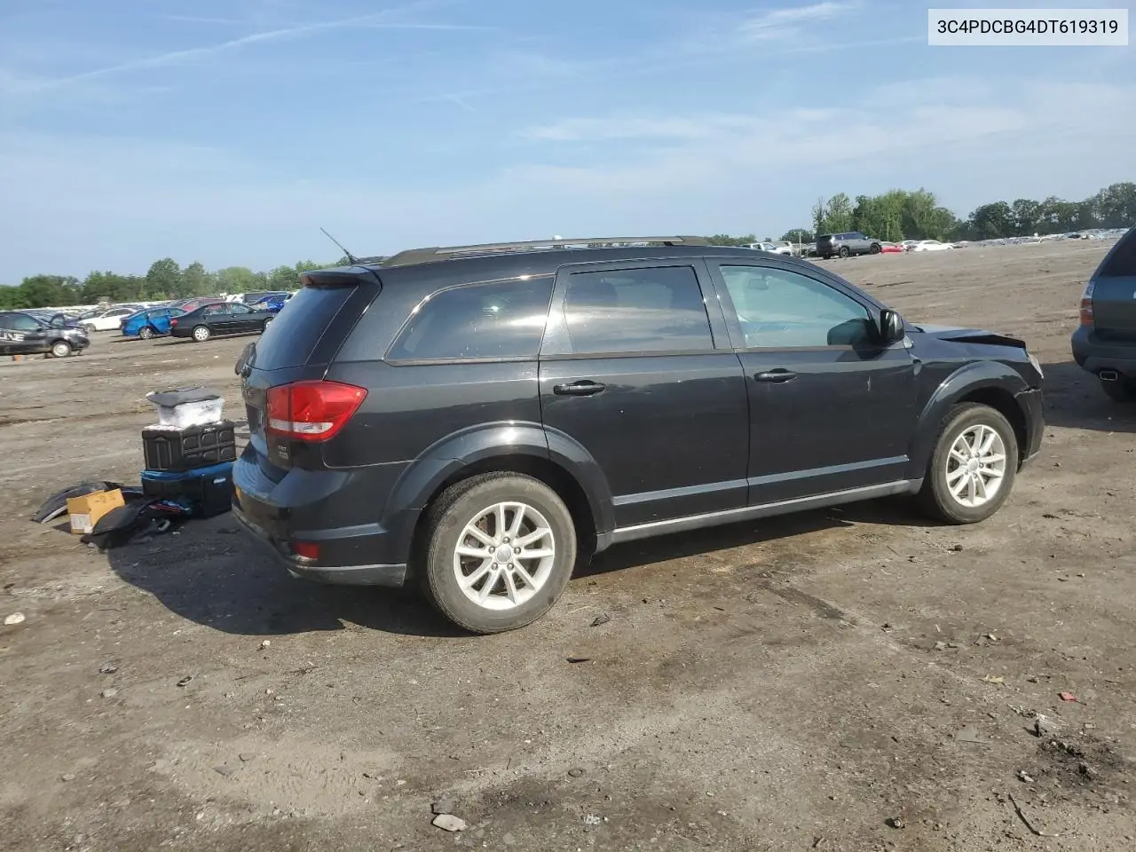 2013 Dodge Journey Sxt VIN: 3C4PDCBG4DT619319 Lot: 62964135