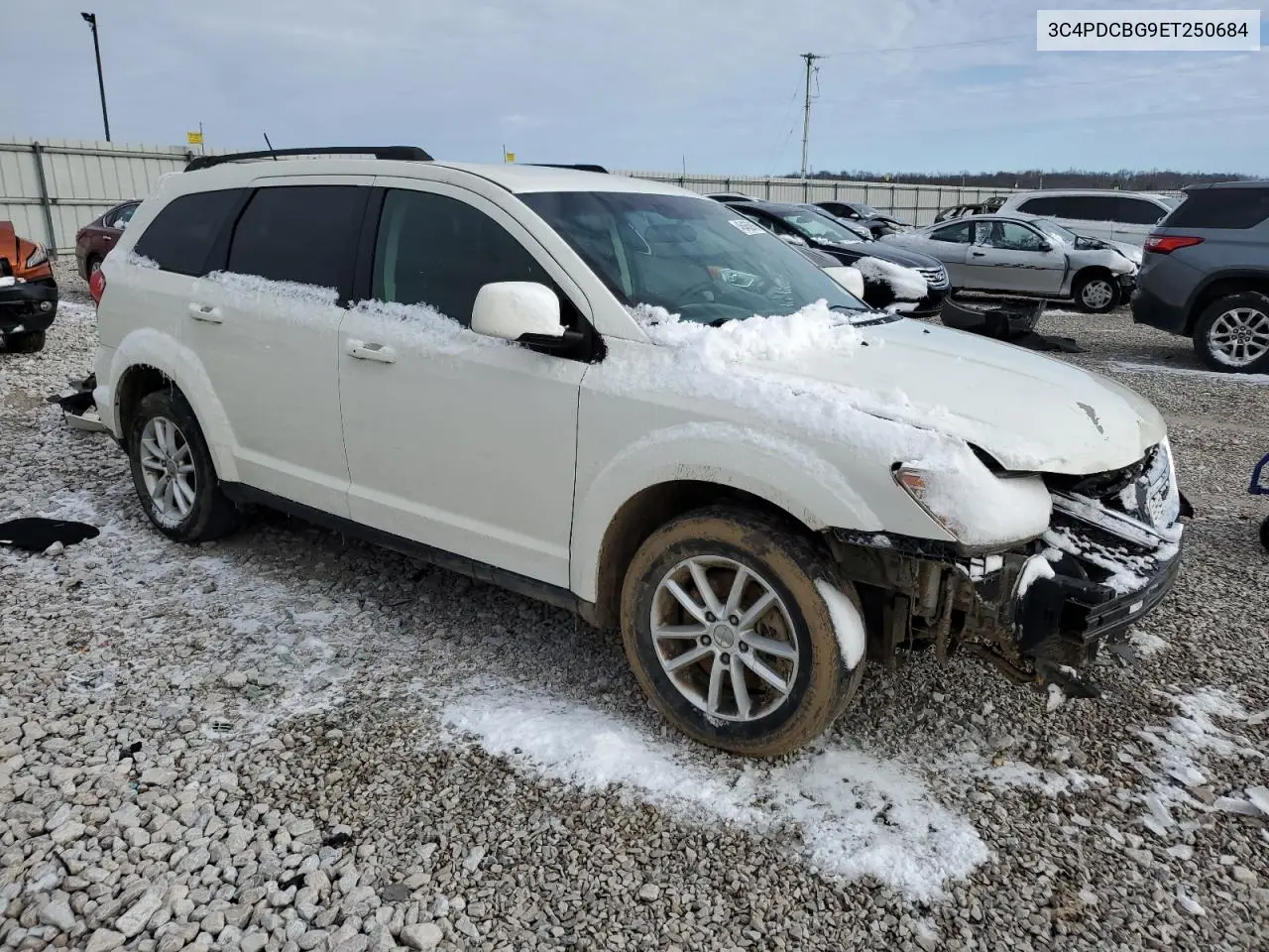 2014 Dodge Journey Sxt VIN: 3C4PDCBG9ET250684 Lot: 45465945