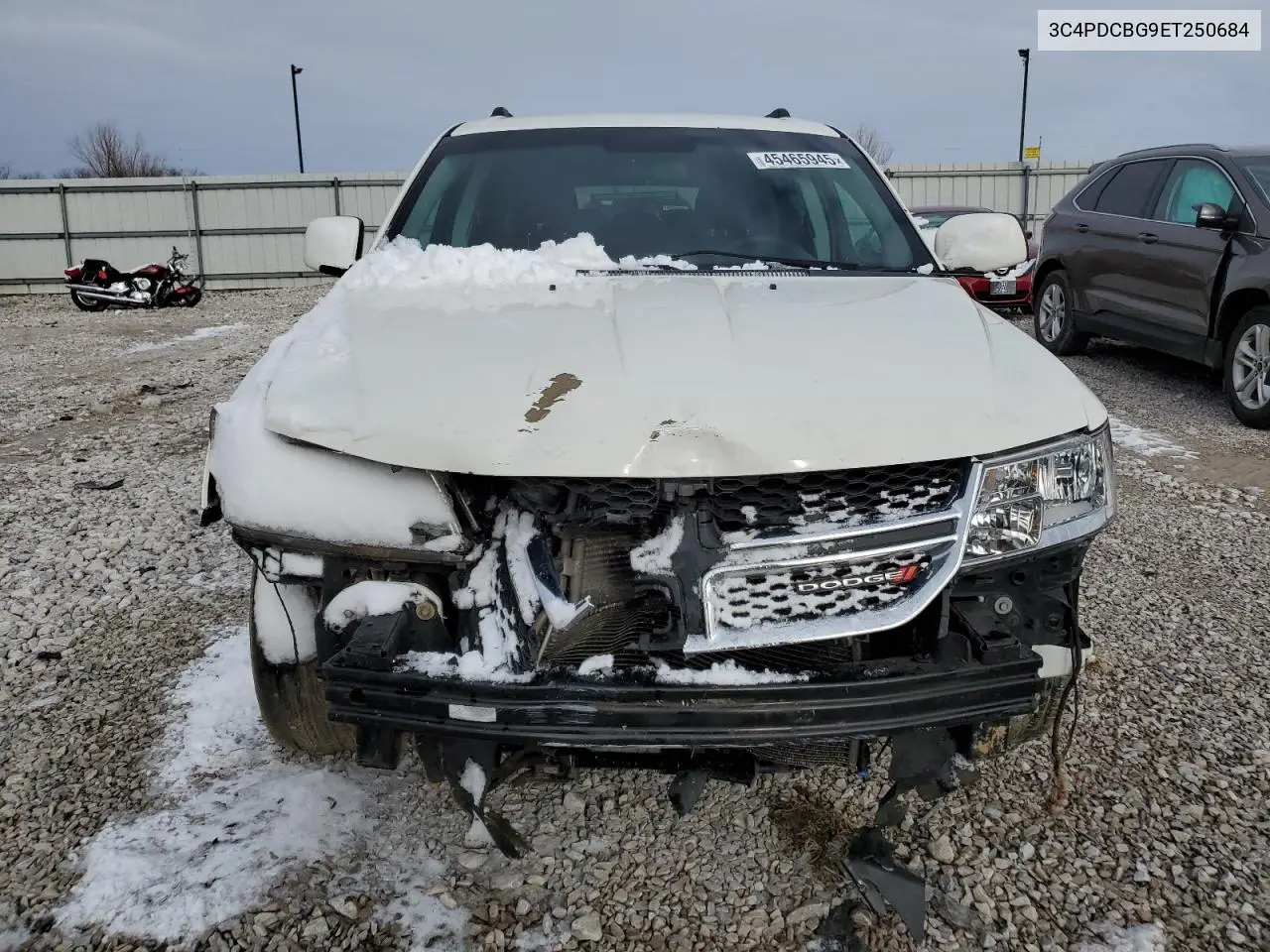 2014 Dodge Journey Sxt VIN: 3C4PDCBG9ET250684 Lot: 45465945