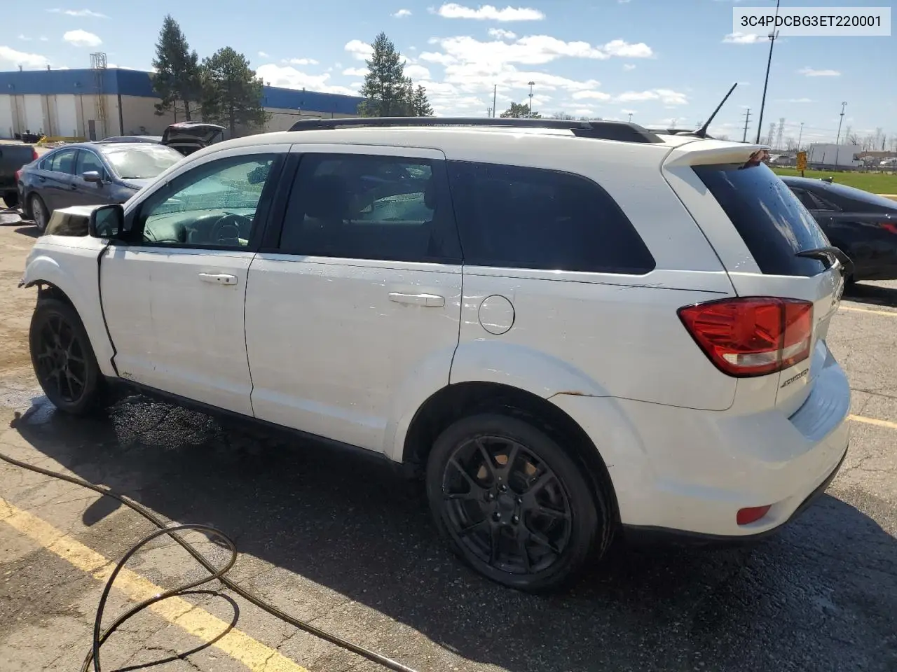 2014 Dodge Journey Sxt VIN: 3C4PDCBG3ET220001 Lot: 53240925