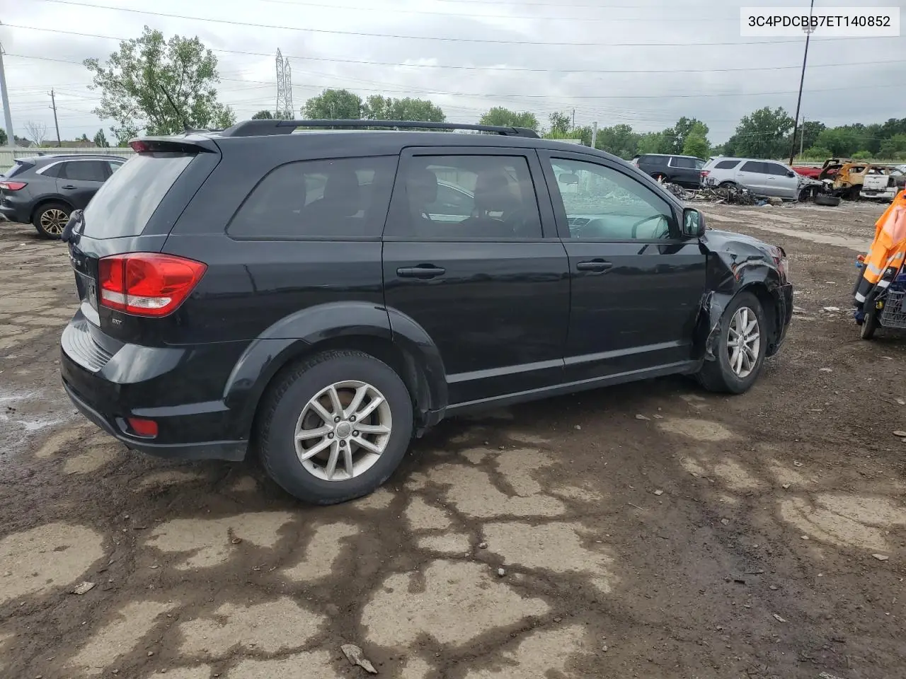 2014 Dodge Journey Sxt VIN: 3C4PDCBB7ET140852 Lot: 62747245