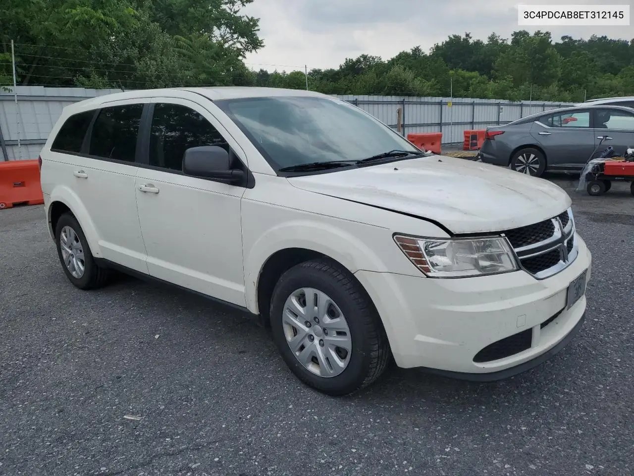 2014 Dodge Journey Se VIN: 3C4PDCAB8ET312145 Lot: 63143455