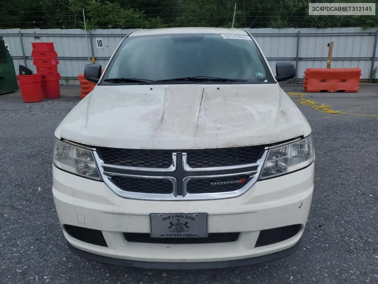 2014 Dodge Journey Se VIN: 3C4PDCAB8ET312145 Lot: 63143455
