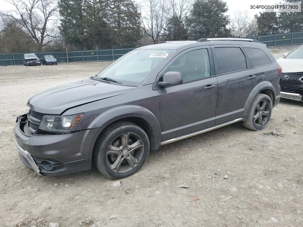 2015 Dodge Journey Crossroad VIN: 3C4PDCGG1FT577820 Lot: 41399825