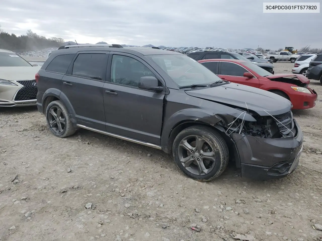 2015 Dodge Journey Crossroad VIN: 3C4PDCGG1FT577820 Lot: 41399825