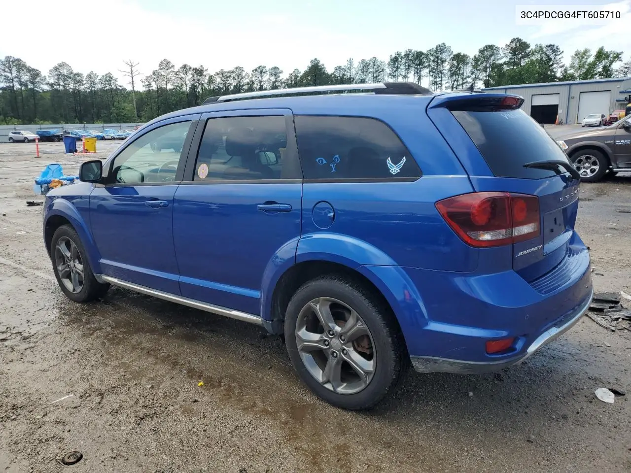 2015 Dodge Journey Crossroad VIN: 3C4PDCGG4FT605710 Lot: 56181445