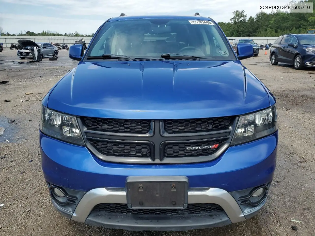 2015 Dodge Journey Crossroad VIN: 3C4PDCGG4FT605710 Lot: 56181445