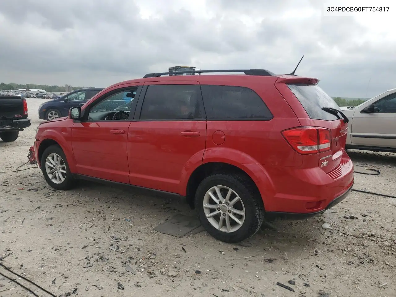 2015 Dodge Journey Sxt VIN: 3C4PDCBG0FT754817 Lot: 56314105