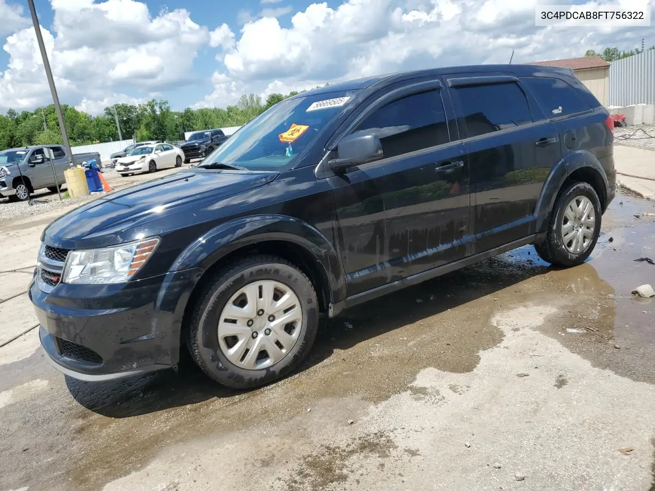 2015 Dodge Journey Se VIN: 3C4PDCAB8FT756322 Lot: 56669505