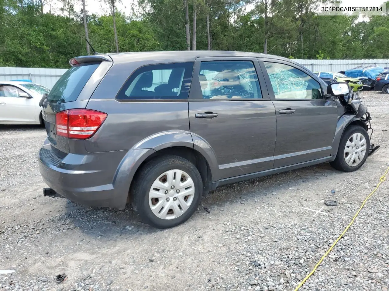 2015 Dodge Journey Se VIN: 3C4PDCAB5FT587814 Lot: 56673195