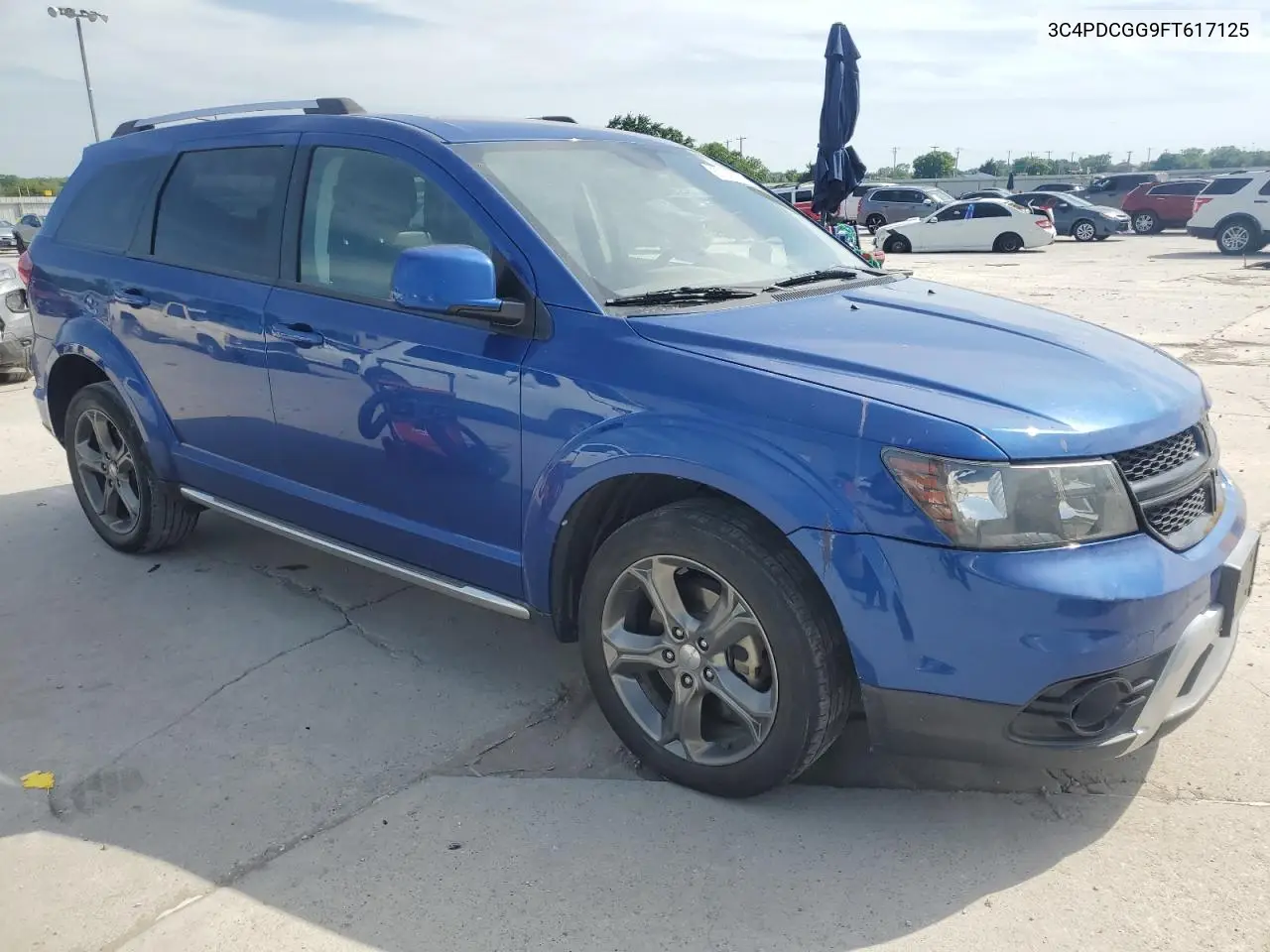 2015 Dodge Journey Crossroad VIN: 3C4PDCGG9FT617125 Lot: 57066205
