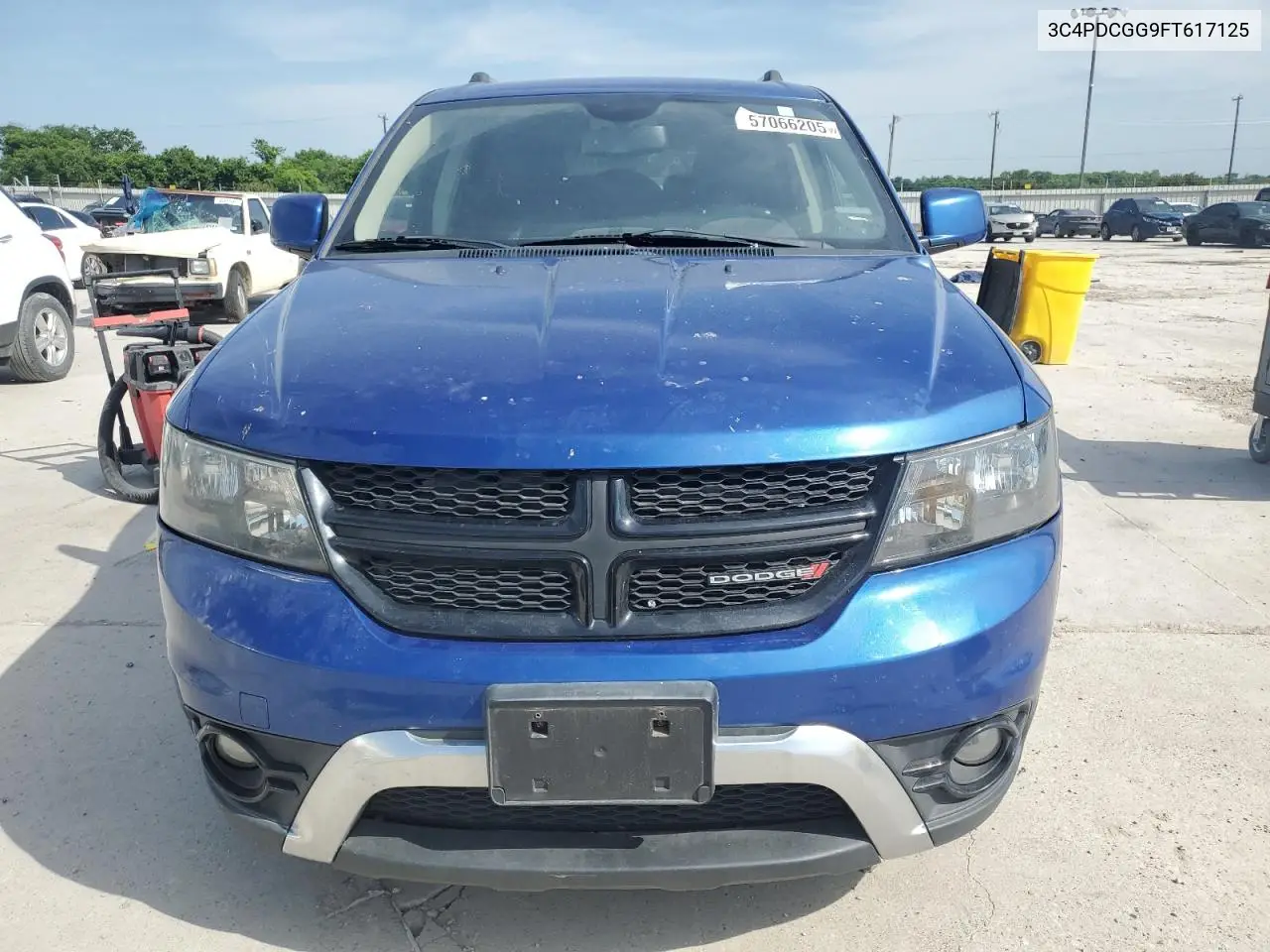 2015 Dodge Journey Crossroad VIN: 3C4PDCGG9FT617125 Lot: 57066205