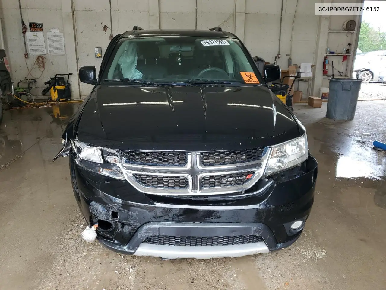 2015 Dodge Journey Sxt VIN: 3C4PDDBG7FT646152 Lot: 58371505