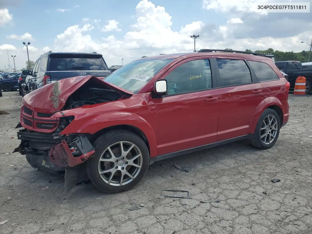 2015 Dodge Journey R/T VIN: 3C4PDCEG7FT511811 Lot: 61975485