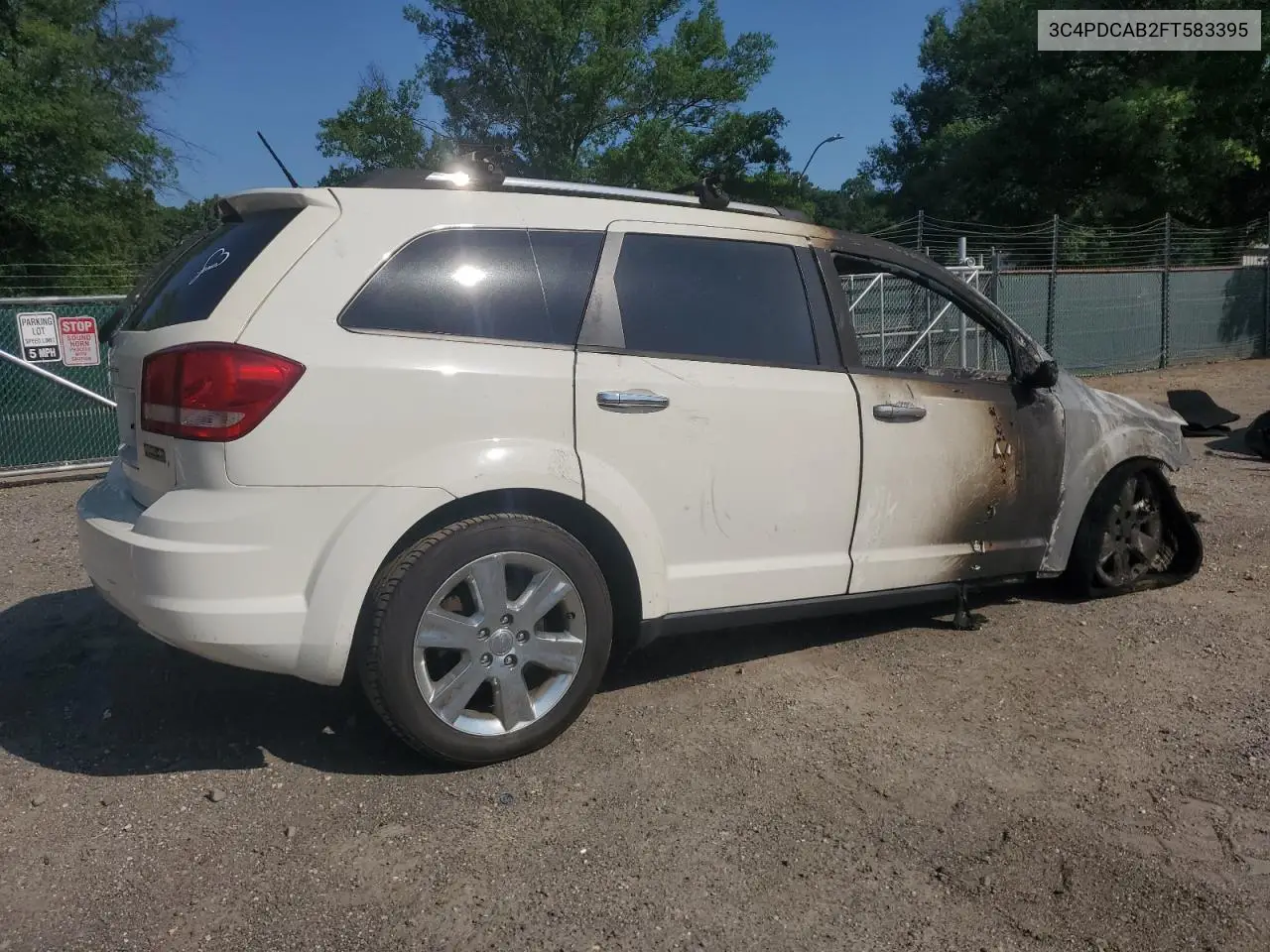 2015 Dodge Journey Se VIN: 3C4PDCAB2FT583395 Lot: 62020525