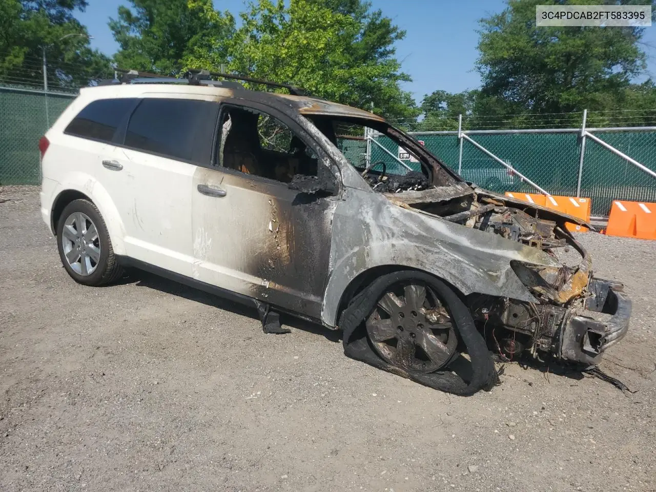 2015 Dodge Journey Se VIN: 3C4PDCAB2FT583395 Lot: 62020525