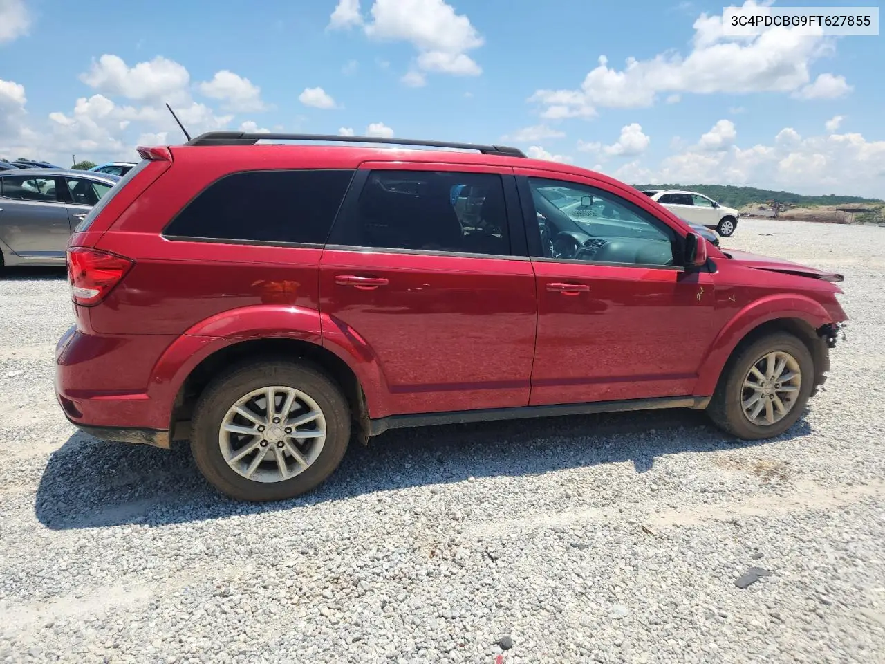 2015 Dodge Journey Sxt VIN: 3C4PDCBG9FT627855 Lot: 62499865