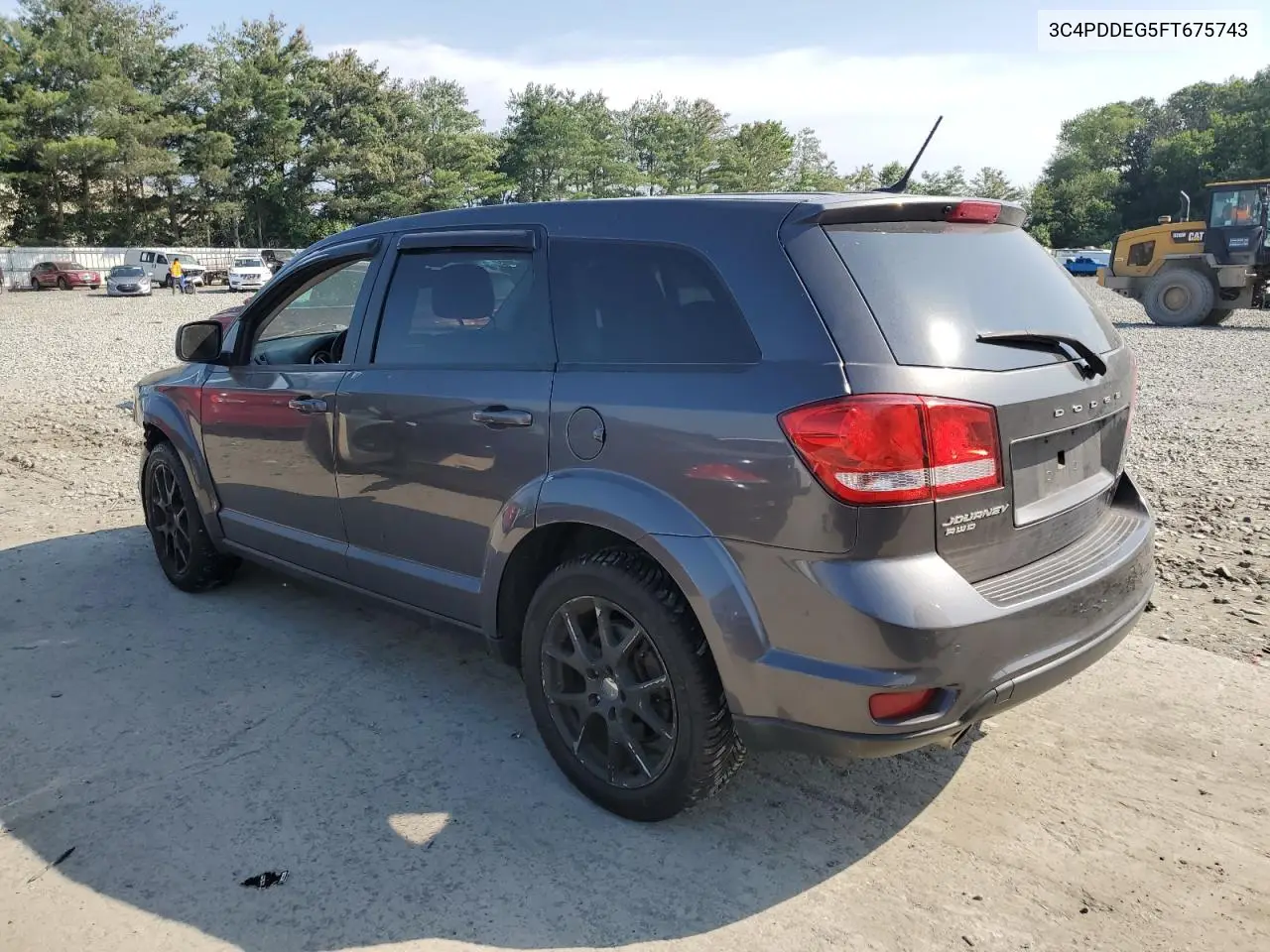 2015 Dodge Journey R/T VIN: 3C4PDDEG5FT675743 Lot: 62596155