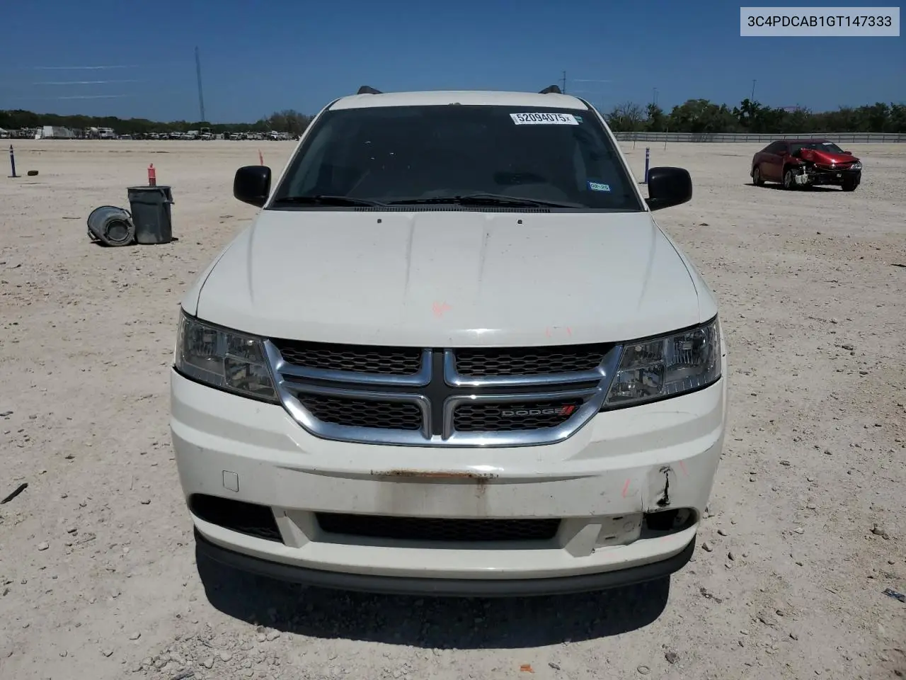 2016 Dodge Journey Se VIN: 3C4PDCAB1GT147333 Lot: 52094075