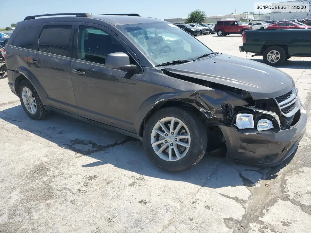 2016 Dodge Journey Sxt VIN: 3C4PDCBB3GT128300 Lot: 56969505