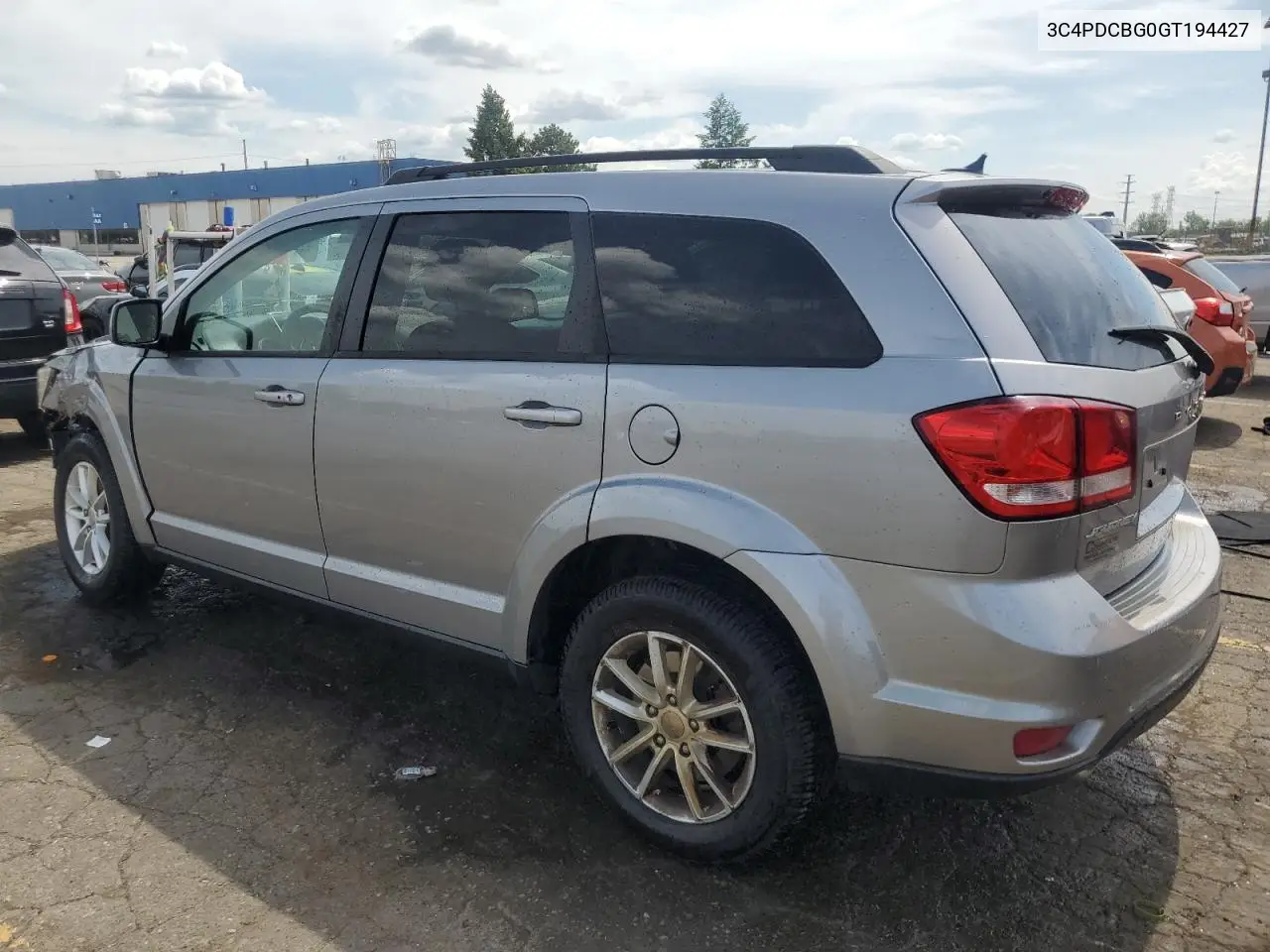 2016 Dodge Journey Sxt VIN: 3C4PDCBG0GT194427 Lot: 58857165
