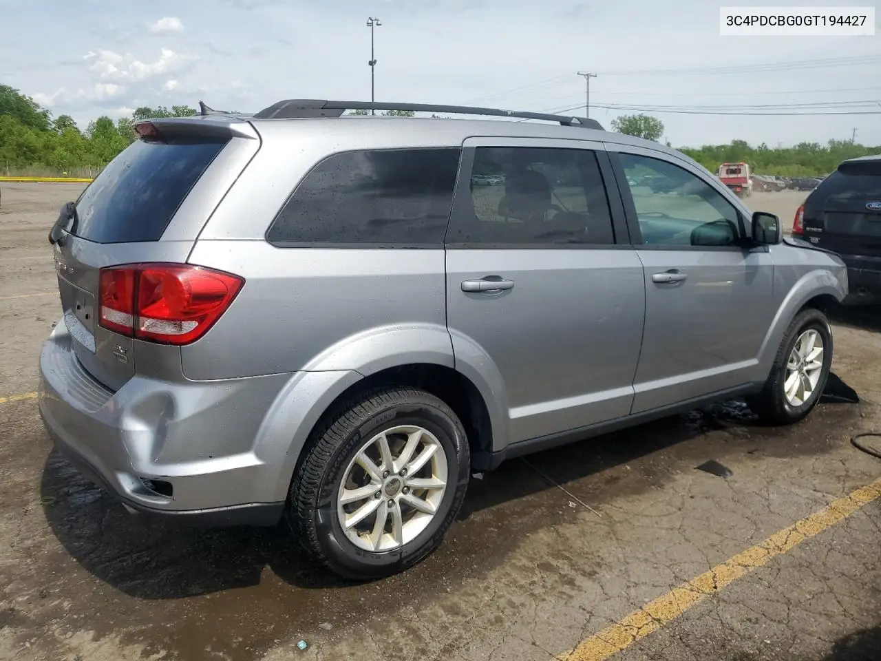 2016 Dodge Journey Sxt VIN: 3C4PDCBG0GT194427 Lot: 58857165