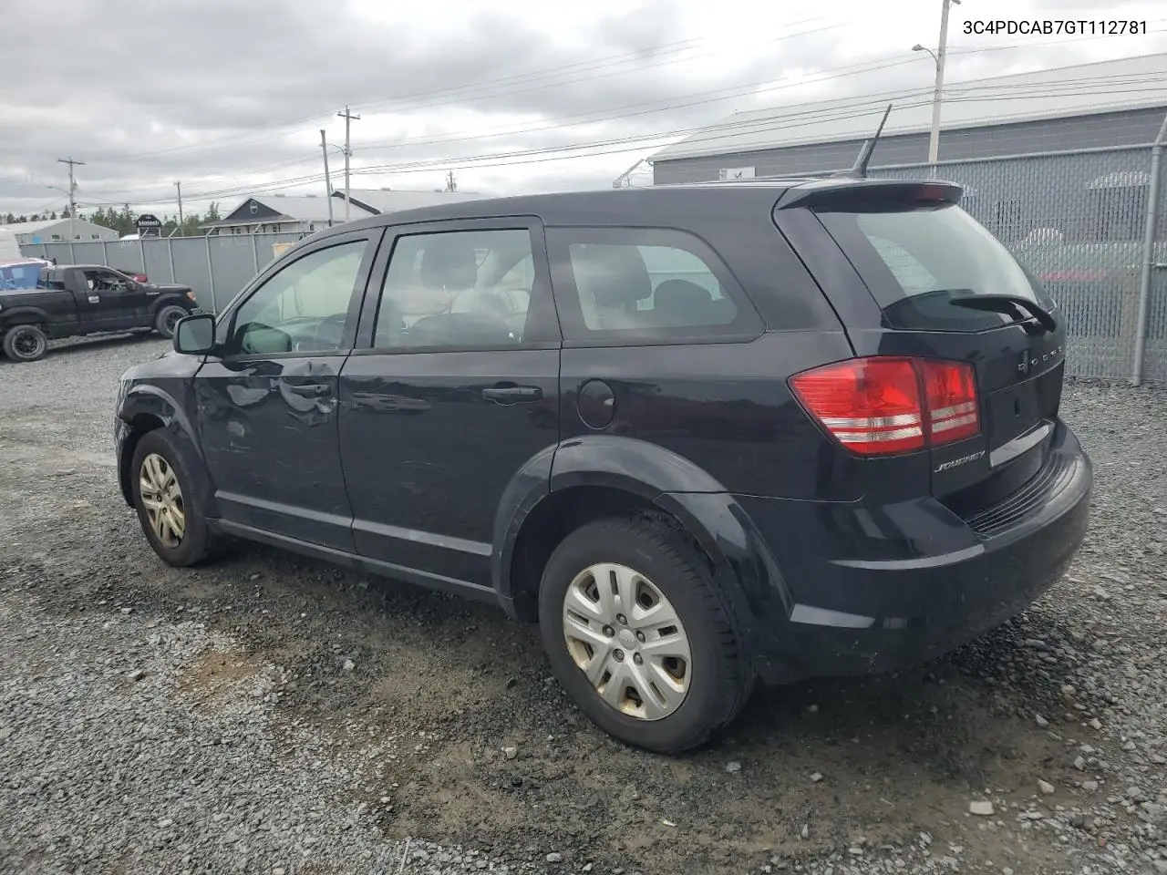 2016 Dodge Journey Se VIN: 3C4PDCAB7GT112781 Lot: 62869375
