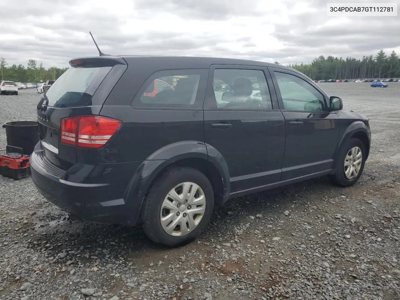 2016 Dodge Journey Se VIN: 3C4PDCAB7GT112781 Lot: 62869375