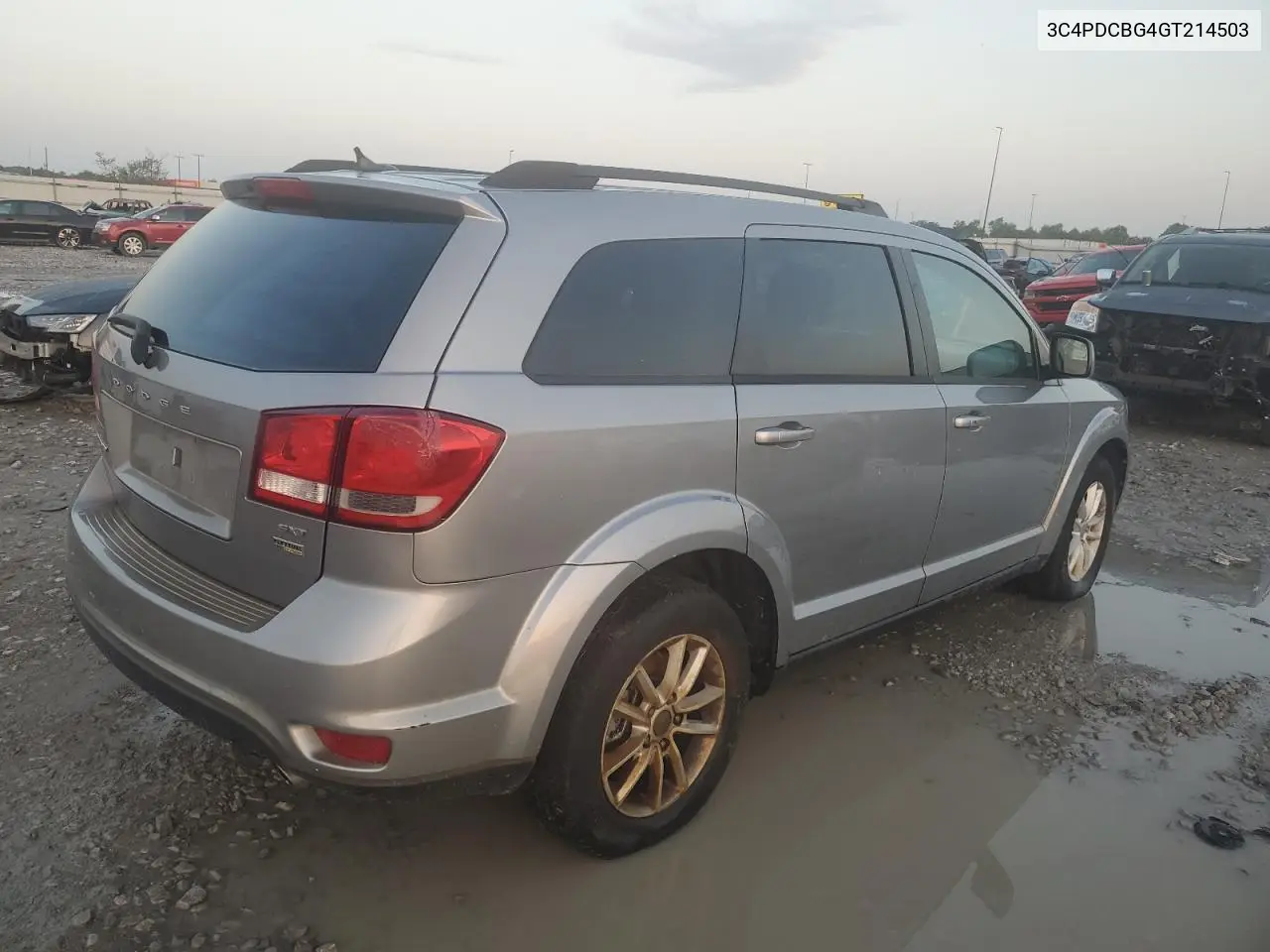2016 Dodge Journey Sxt VIN: 3C4PDCBG4GT214503 Lot: 65735435