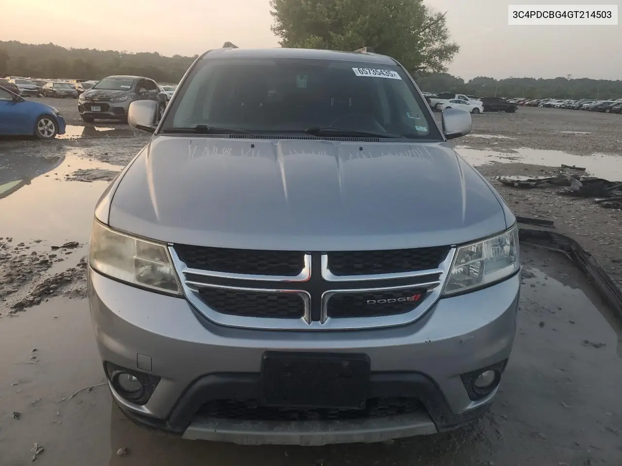2016 Dodge Journey Sxt VIN: 3C4PDCBG4GT214503 Lot: 65735435