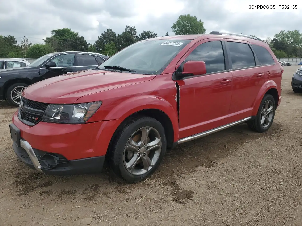 2017 Dodge Journey Crossroad VIN: 3C4PDCGG5HT532155 Lot: 56213095