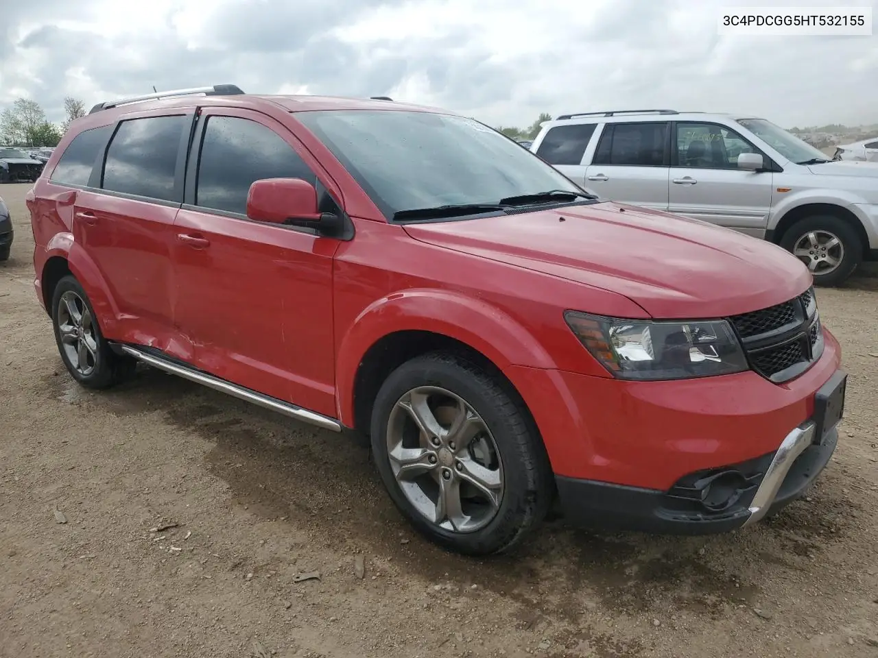 2017 Dodge Journey Crossroad VIN: 3C4PDCGG5HT532155 Lot: 56213095