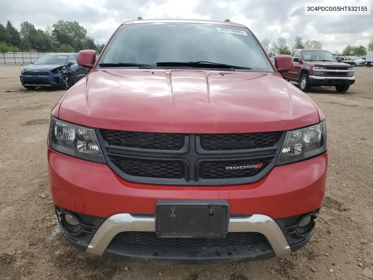 2017 Dodge Journey Crossroad VIN: 3C4PDCGG5HT532155 Lot: 56213095