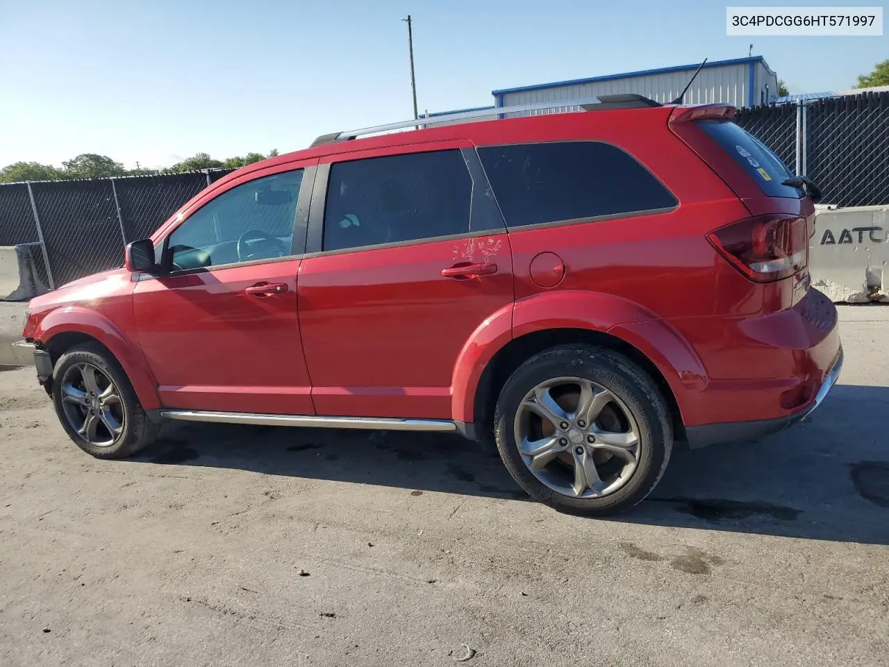 2017 Dodge Journey Crossroad VIN: 3C4PDCGG6HT571997 Lot: 56372045