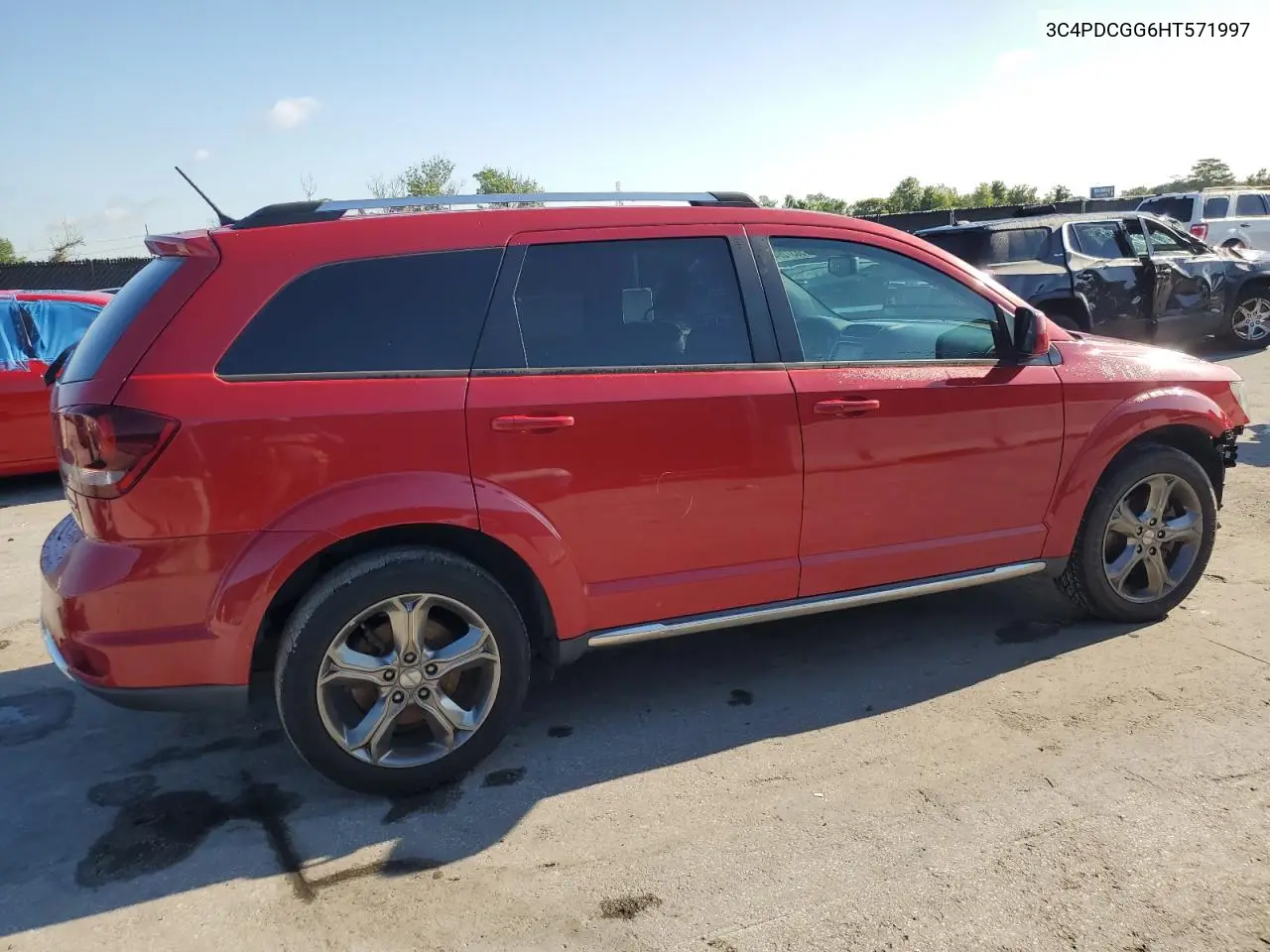 2017 Dodge Journey Crossroad VIN: 3C4PDCGG6HT571997 Lot: 56372045