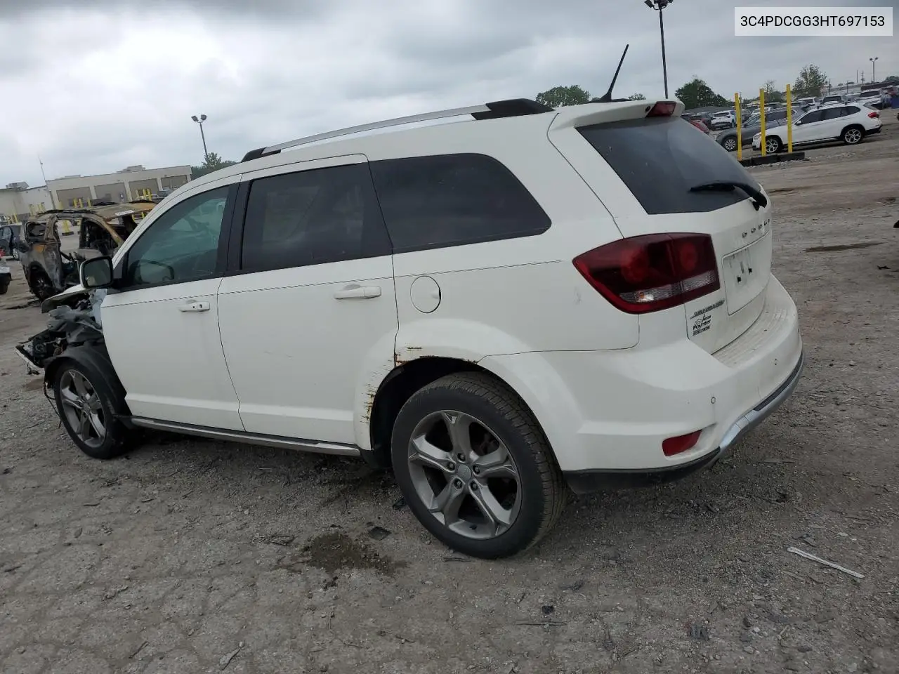 2017 Dodge Journey Crossroad VIN: 3C4PDCGG3HT697153 Lot: 56471475
