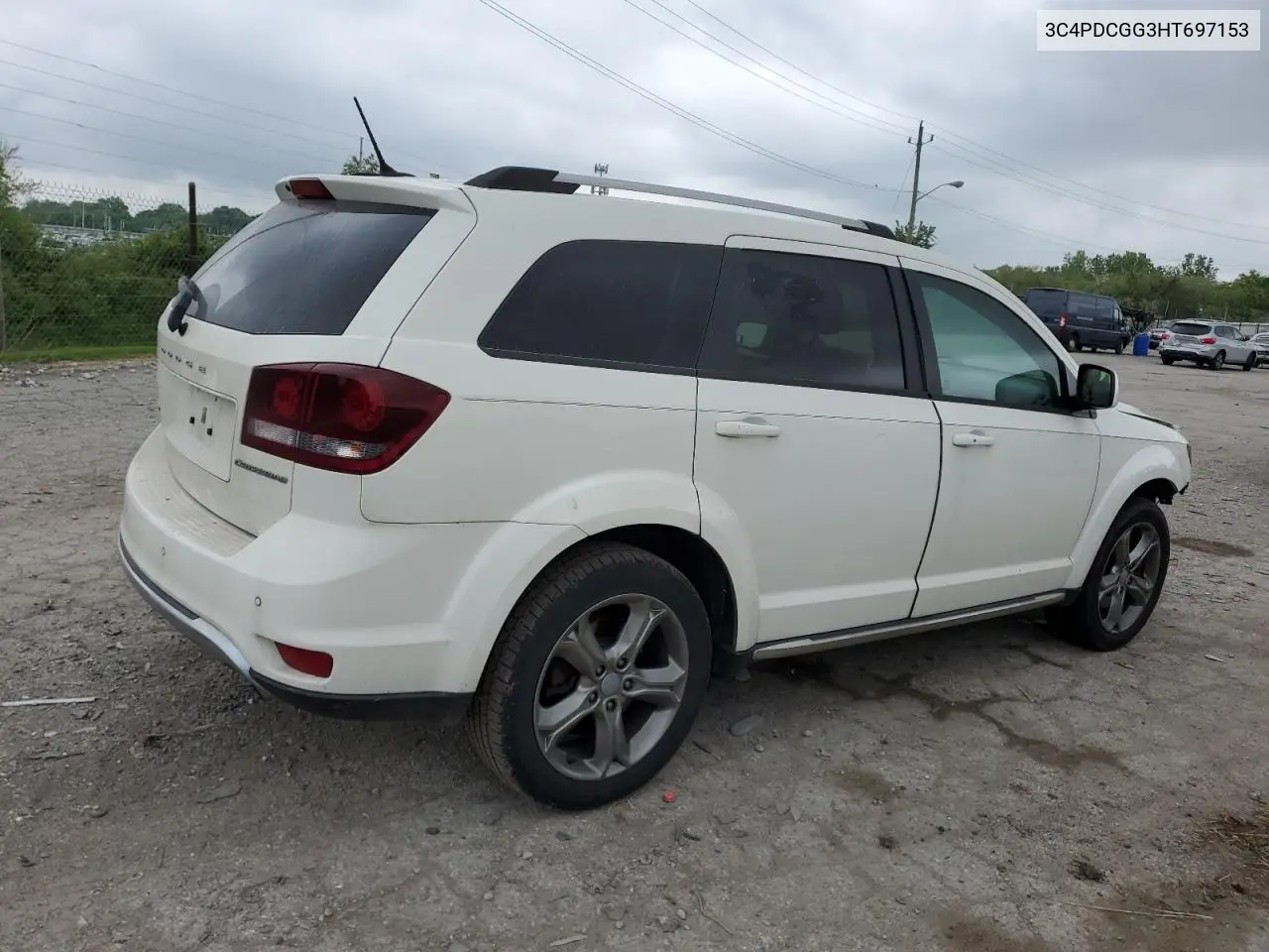 2017 Dodge Journey Crossroad VIN: 3C4PDCGG3HT697153 Lot: 56471475