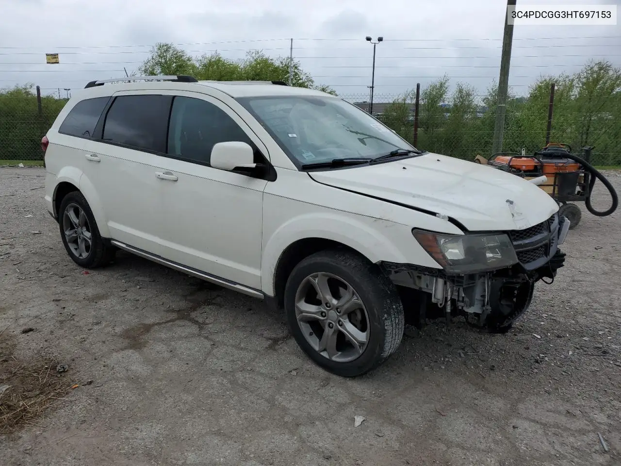 2017 Dodge Journey Crossroad VIN: 3C4PDCGG3HT697153 Lot: 56471475