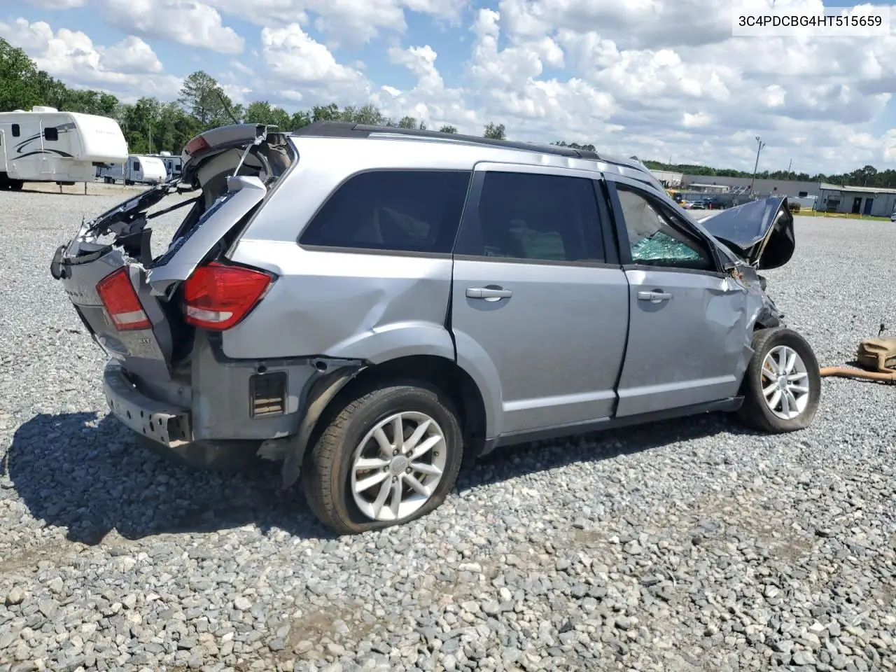 2017 Dodge Journey Sxt VIN: 3C4PDCBG4HT515659 Lot: 56591205