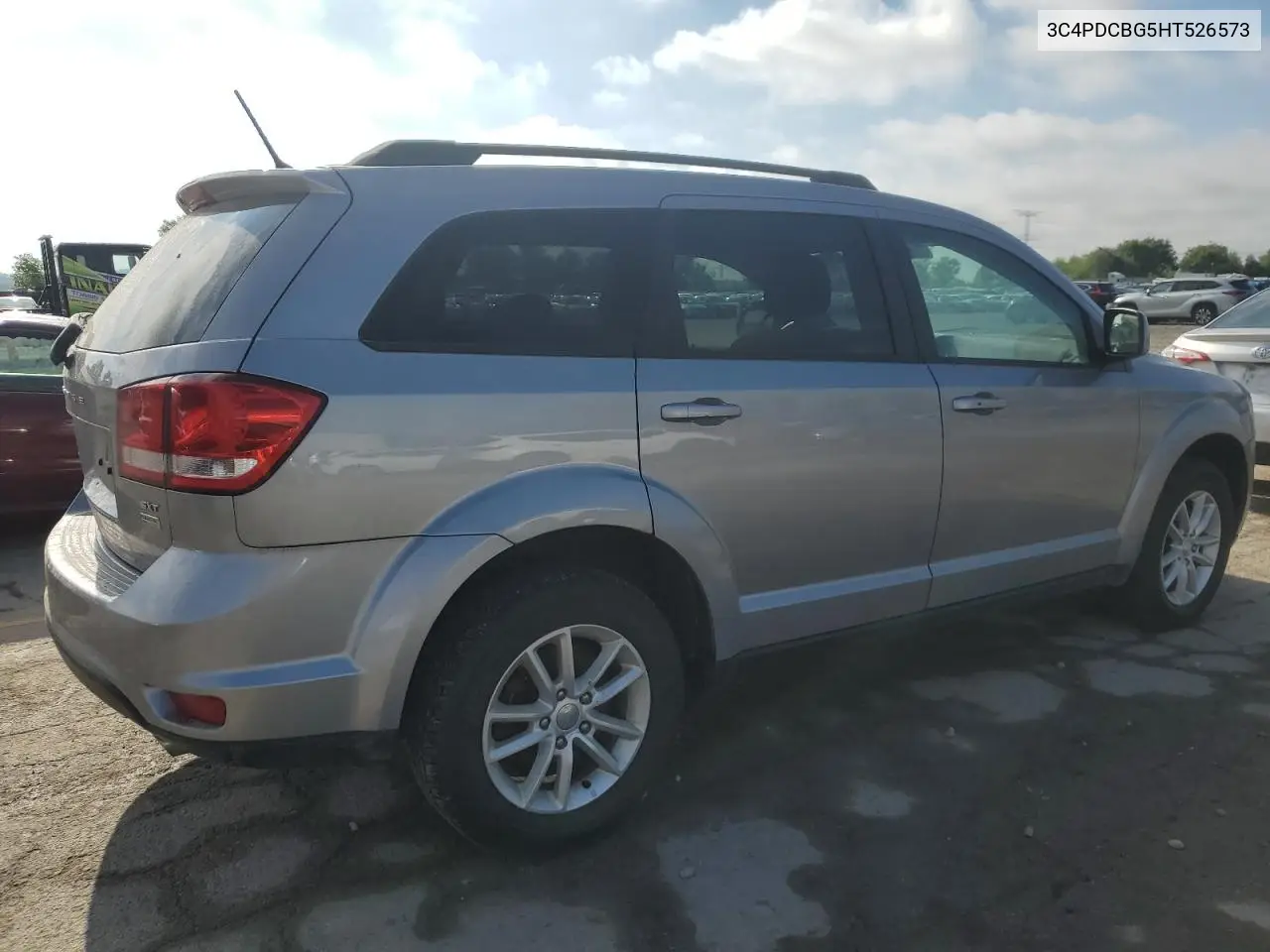 2017 Dodge Journey Sxt VIN: 3C4PDCBG5HT526573 Lot: 56756255