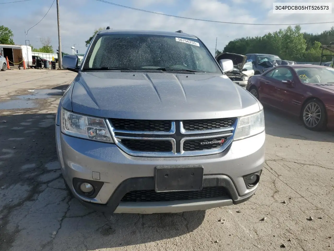 2017 Dodge Journey Sxt VIN: 3C4PDCBG5HT526573 Lot: 56756255