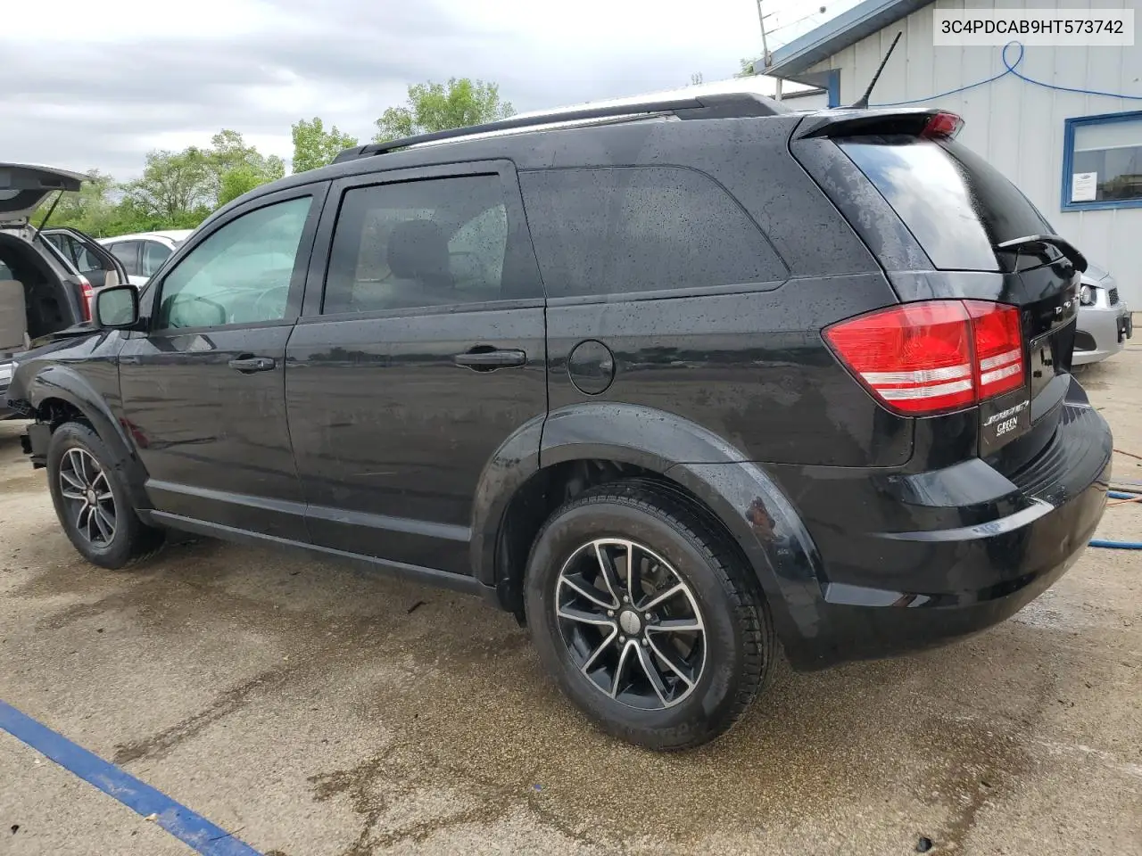 2017 Dodge Journey Se VIN: 3C4PDCAB9HT573742 Lot: 58812455