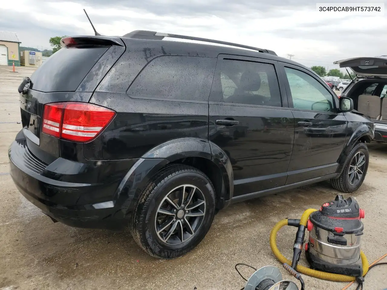 2017 Dodge Journey Se VIN: 3C4PDCAB9HT573742 Lot: 58812455