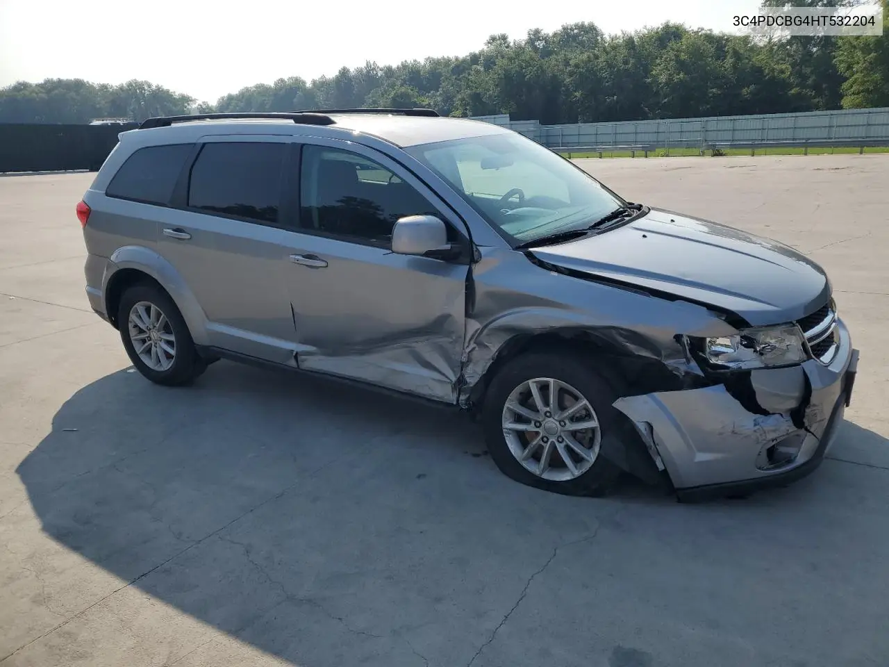 2017 Dodge Journey Sxt VIN: 3C4PDCBG4HT532204 Lot: 59081935