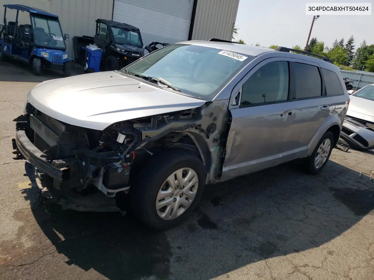 2017 Dodge Journey Se VIN: 3C4PDCABXHT504624 Lot: 61426045