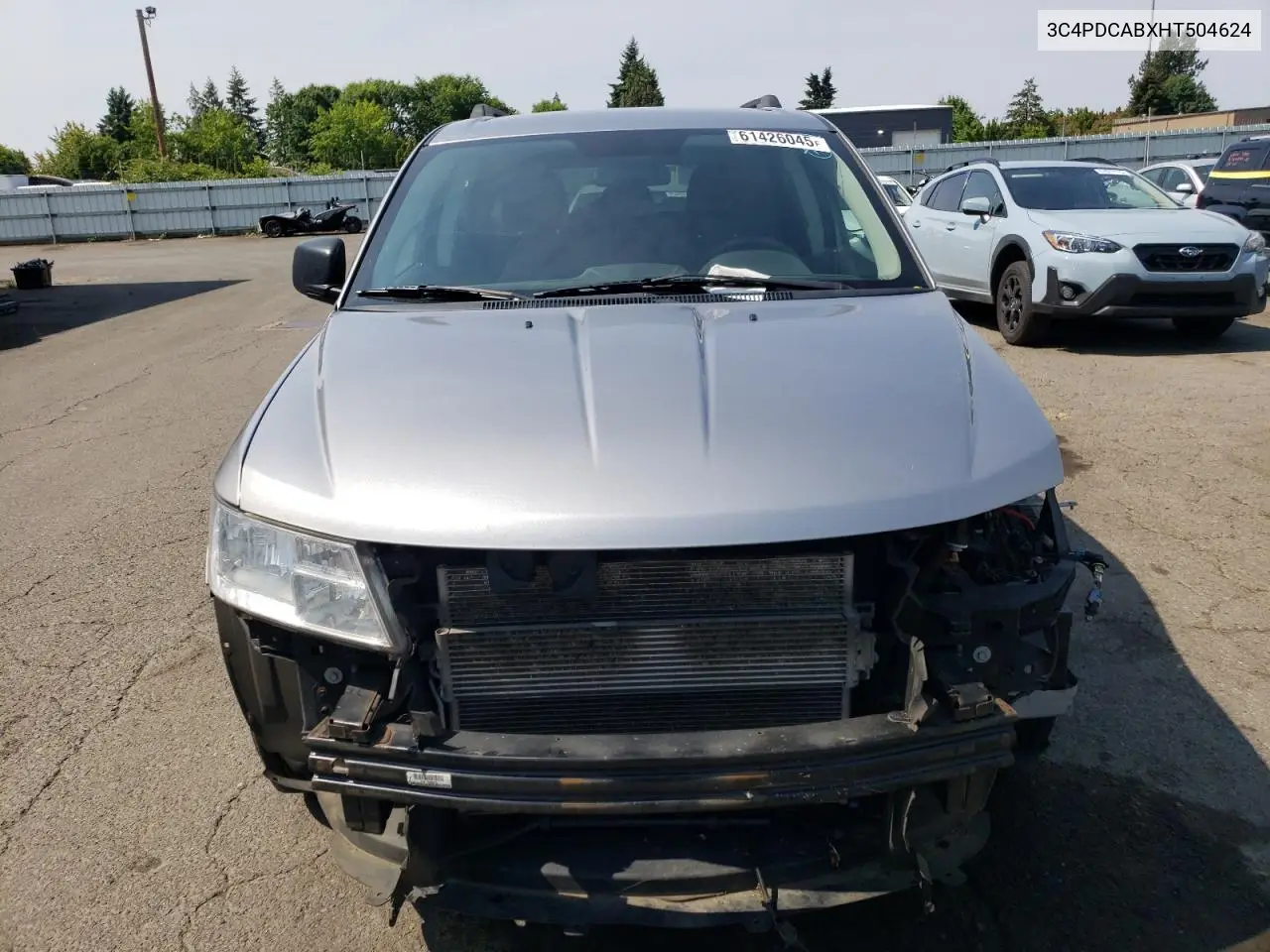 2017 Dodge Journey Se VIN: 3C4PDCABXHT504624 Lot: 61426045