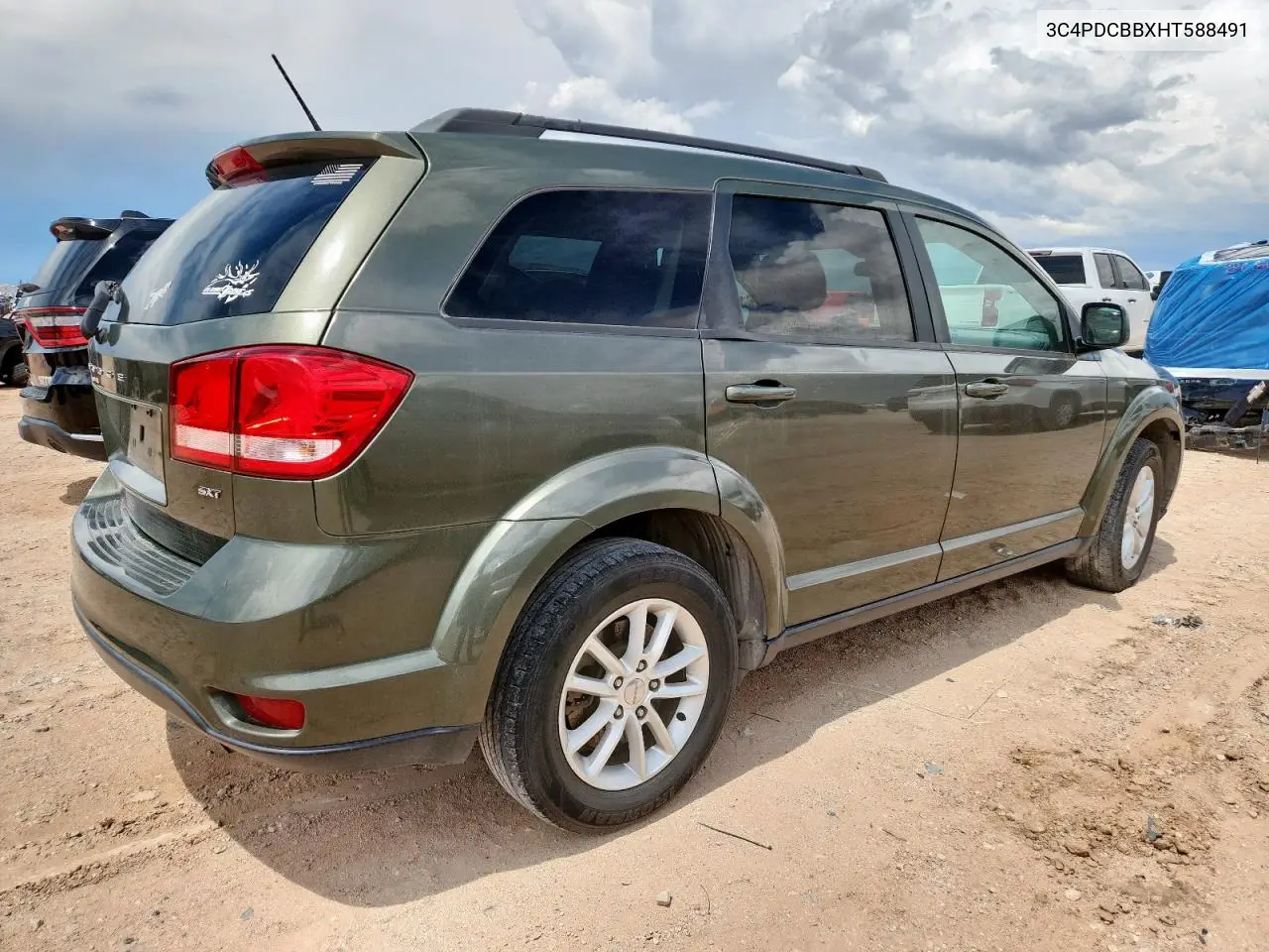2017 Dodge Journey Sxt VIN: 3C4PDCBBXHT588491 Lot: 62495825