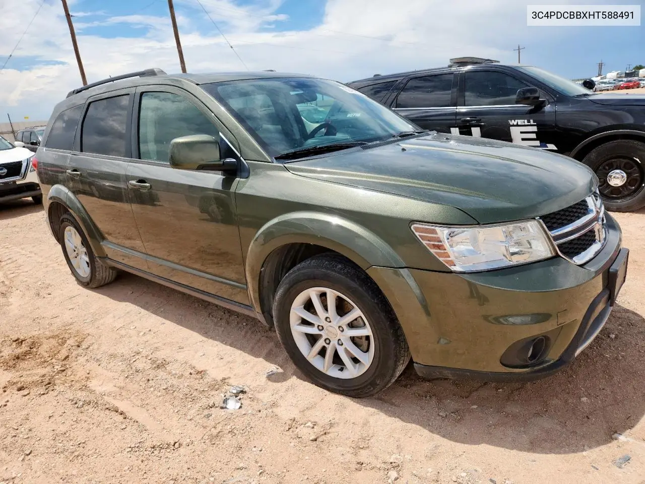 2017 Dodge Journey Sxt VIN: 3C4PDCBBXHT588491 Lot: 62495825