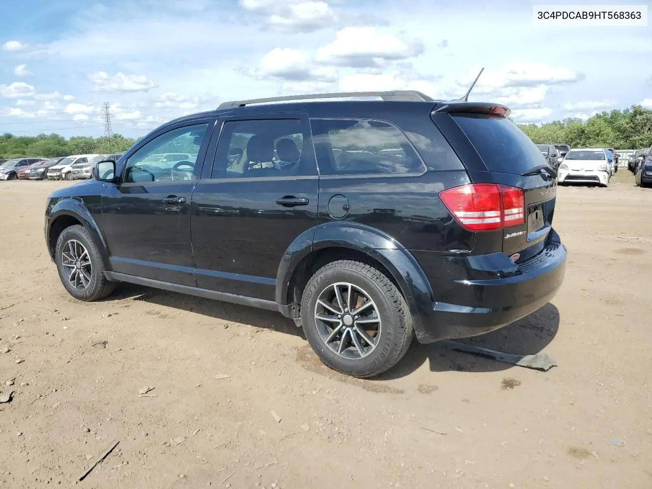 2017 Dodge Journey Se VIN: 3C4PDCAB9HT568363 Lot: 62709515